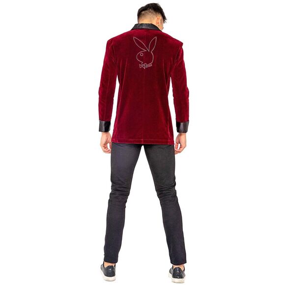Playboy Smoke Lounge Jacket Mens Size M Halloween Roleplay Cosplay Outfit - Picture 5 of 10